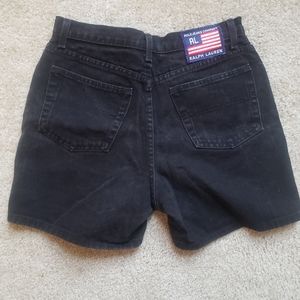 RALPH LAUREN| High waisted jean shorts